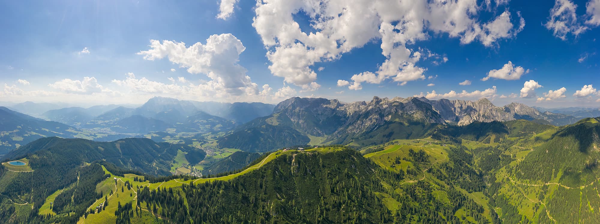 Traumhaftes Bergpanorama von Werfenweng